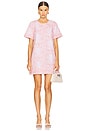 view 1 of 4 Scenic Toile Ashton Dress in White & Cherry Tomato