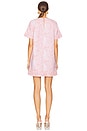 view 3 of 4 Scenic Toile Ashton Dress in White & Cherry Tomato