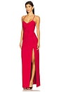 view 2 of 4 Elea Gown in Cherry Rose