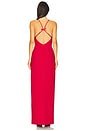 view 3 of 4 Elea Gown in Cherry Rose