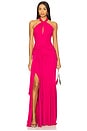 view 1 of 3 Gulliame Gown in Pink Garnet