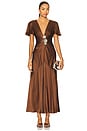 view 1 of 4 Kordyn Dress in Dark Sepia