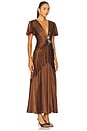 view 2 of 4 Kordyn Dress in Dark Sepia