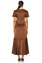 view 3 of 4 Kordyn Dress in Dark Sepia