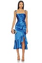 view 1 of 3 Mireya Dress in Cobalt Wave