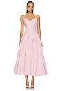 view 1 of 4 VESTIDO ROSE in Cotton Candy & Crimson