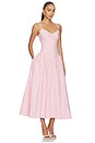 view 2 of 4 VESTIDO ROSE in Cotton Candy & Crimson