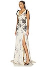 view 2 of 4 ROBE ANTONELLA in Gardenia & Black 