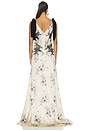 view 4 of 4 ROBE ANTONELLA in Gardenia & Black 