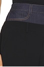 view 6 of 6 Dionne Short in Black & Indigo