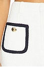 view 7 of 7 Contrast Auden Short in White & Navy
