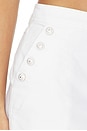 view 6 of 6 White Denim Susie Short in White