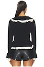 view 4 of 5 GILET MELINDA  in Black & Gardenia