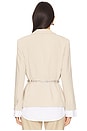 view 3 of 5 Vittoria Jacket in Khaki & White