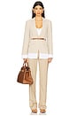 view 4 of 5 Vittoria Jacket in Khaki & White