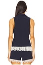 view 3 of 5 ROXIE 조끼 in Navy & Ivory