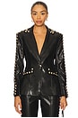 view 1 of 4 Studded Milly Jacket in Black & Gold