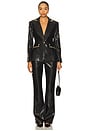 view 4 of 4 Studded Milly Jacket in Black & Gold