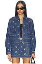 view 1 of 5 Denim Harriet Jacket in Tide