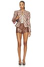 view 6 of 6 Denim Avril Jacket in Amour Pink Multi