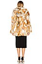 view 3 of 3 Windsor Fox Fur Coat in Natural Multi