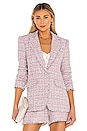 view 2 of 5 Boucle Khloe Blazer in Pink Multi