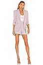 view 5 of 5 Boucle Khloe Blazer in Pink Multi