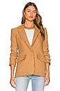 view 2 of 5 Boucle Khloe Blazer in Sahara