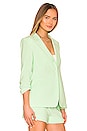 view 3 of 5 Crepe Khloe Blazer in Mint