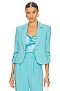 view 1 of 5 Petite Khloe Blazer in Cyan