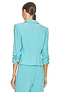 view 4 of 5 Petite Khloe Blazer in Cyan