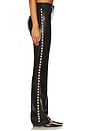 view 3 of 6 Studded Shailene Pant in Black & Gold