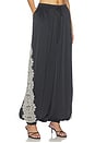 view 3 of 7 Esme Satin Verne Pant in Black
