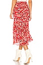 view 3 of 4 Kathleen Midi Skirt in Venetian Red Multi