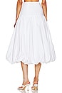 view 3 of 4 Midi Ellah Skirt in White