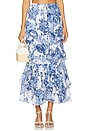 view 1 of 6 Costal Bouquet Kandra Skirt in Endless Sky Multi