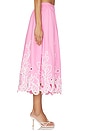 view 3 of 6 FALDA BORDADA PAISLEY BLOOM ESPE in Rosewater Pink & White