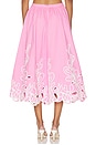 view 4 of 6 FALDA BORDADA PAISLEY BLOOM ESPE in Rosewater Pink & White