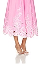view 6 of 6 FALDA BORDADA PAISLEY BLOOM ESPE in Rosewater Pink & White