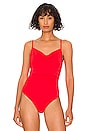 view 2 of 5 Marta Bodysuit in Chili Pepper
