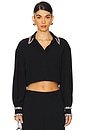 view 1 of 5 Cropped Juneve Top in Black