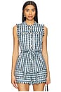 view 1 of 5 Matilda Tweed Reenee Vest in Navy Multi