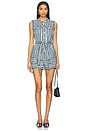 view 4 of 5 Matilda Tweed Reenee Vest in Navy Multi
