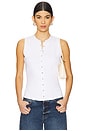 view 1 of 5 Sleeveless Beverly Top in White