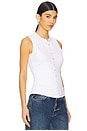 view 2 of 5 Sleeveless Beverly Top in White