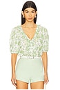 view 1 of 5 Ivy Paisley Seraphina Top in Ivory Multi