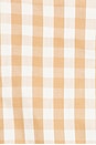 view 5 of 5 Gingham Denim Lovina Top in Sahara & Light Plaster