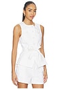 view 2 of 5 White Denim Reenee Vest in White