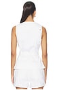 view 3 of 5 White Denim Reenee Vest in White