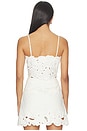 view 3 of 4 Paisley Bloom Embr Caterina Top in Cream & White